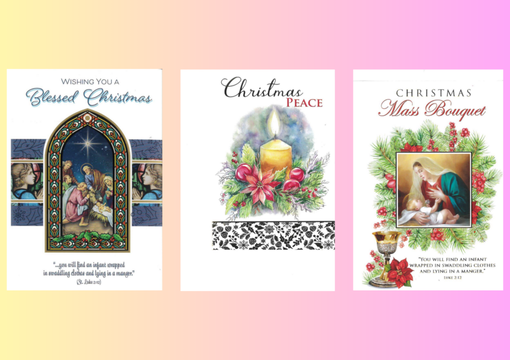 New Cards available for Holy Souls and Christmas !