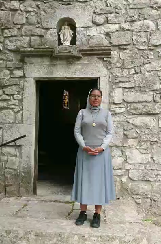 The pilgrimage of the tertiaries on the path of Father Etienne Terme.