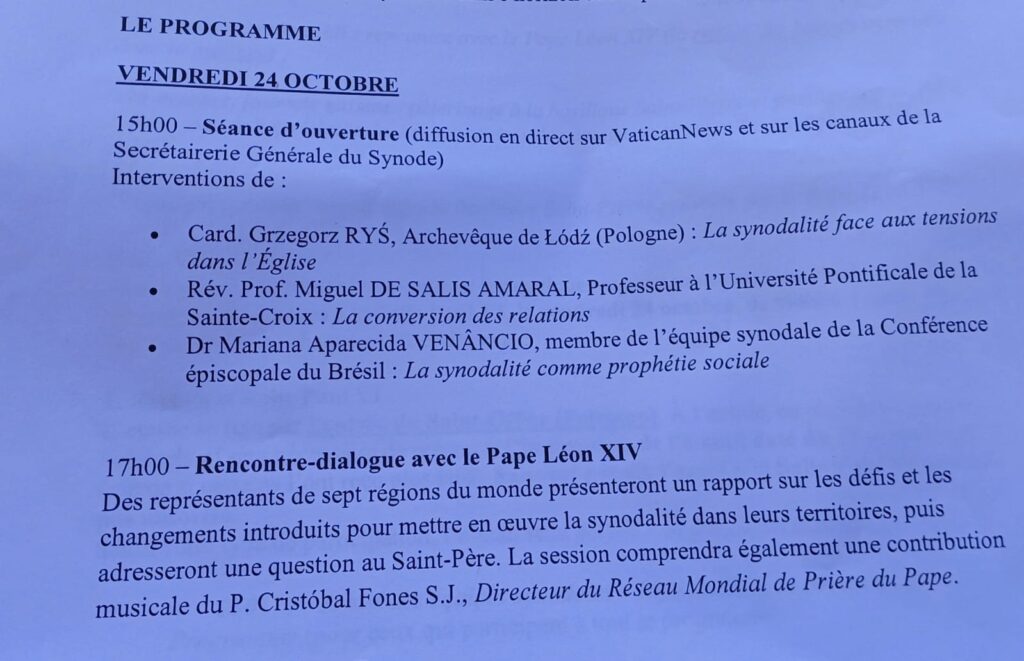 The Jubilee of the Synodal Teams in Rome 2